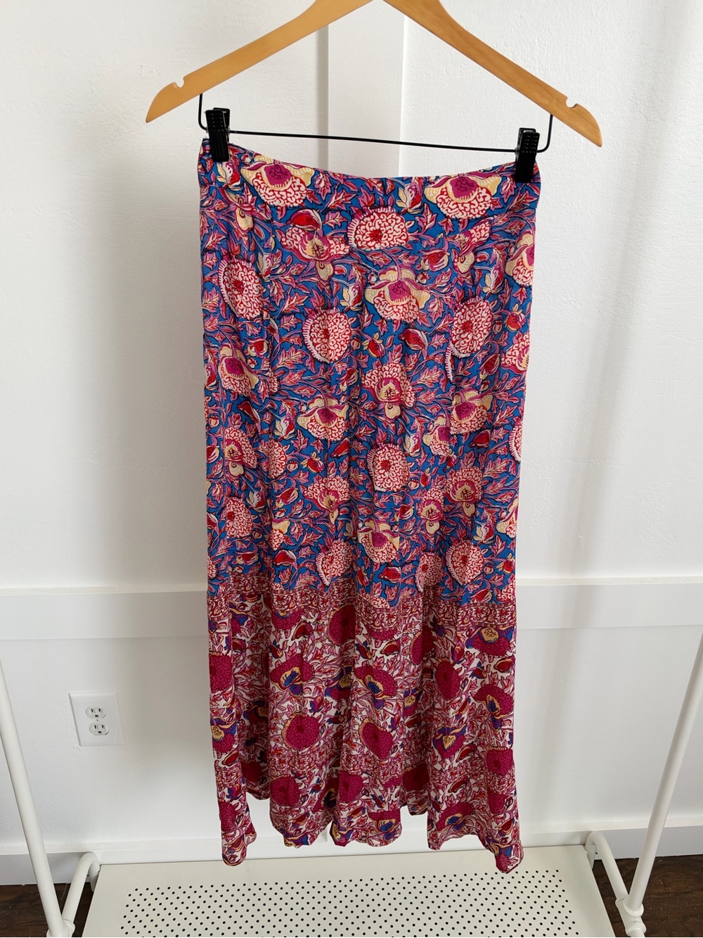 ba&sh Vanessa Floral Printed Maxi Skirt